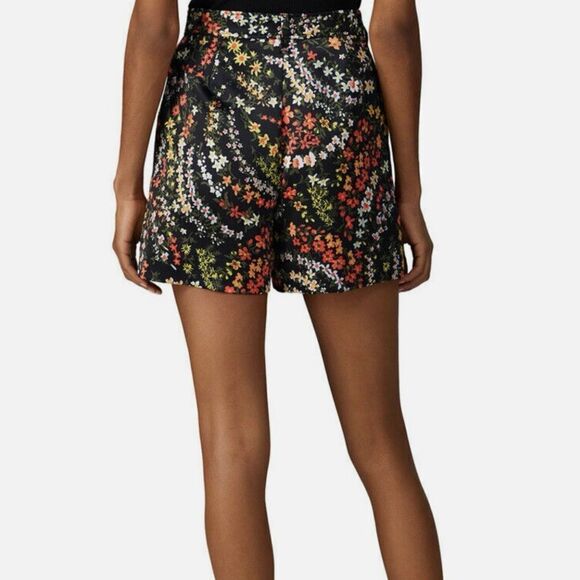 ATM Anthony Thomas Melillo satin floral-print short size 2 - Picture 2 of 10